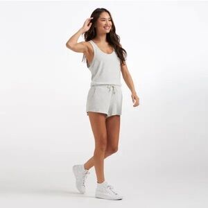 Vuori Torrey Ribbed Sleeveless Romper